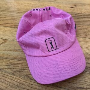 Pink PGA hat breathable fabric Airflux